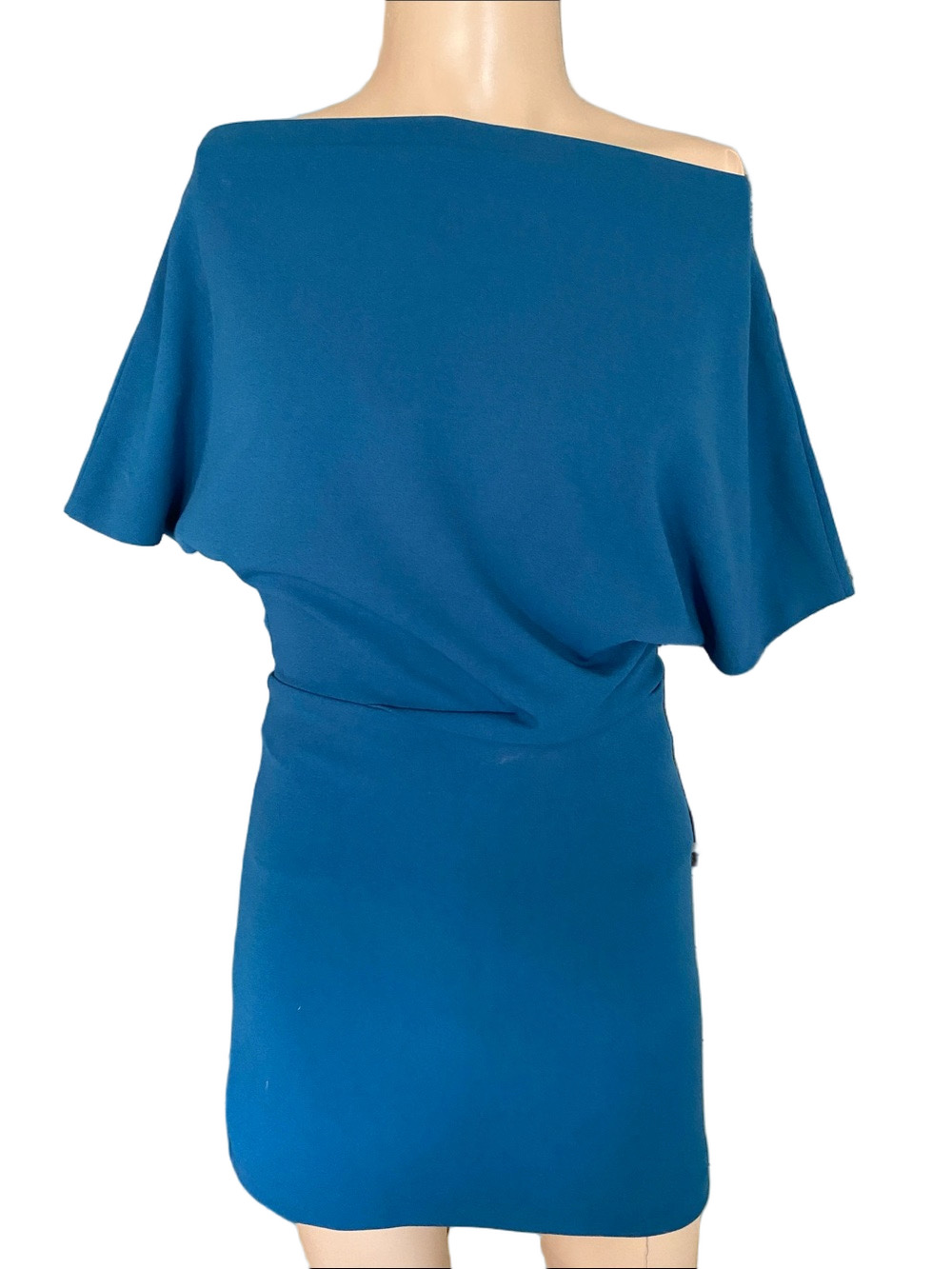Alexia Admor One-Shoulder Teal Dress - Picture 1 of 6
